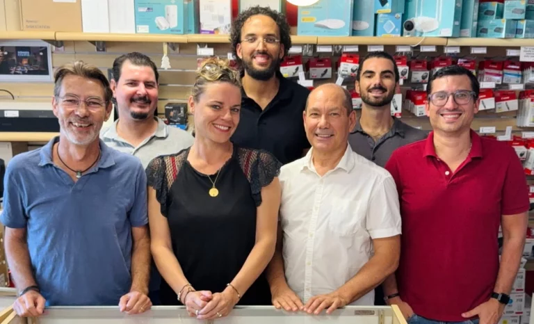 L'equipe de ITEC Services a Gustavia